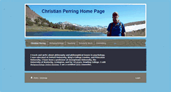 Desktop Screenshot of christianperring.com