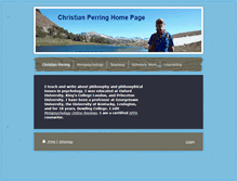 Tablet Screenshot of christianperring.com